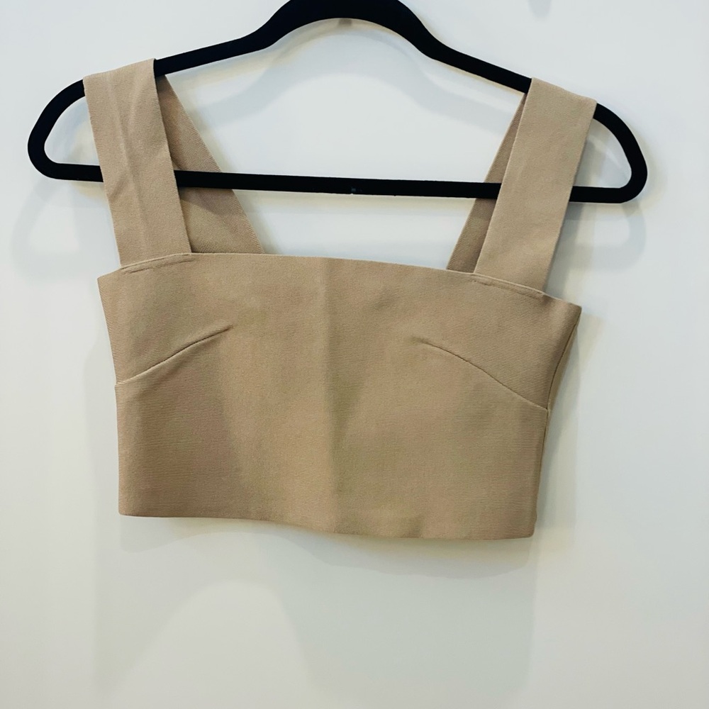 Babaton Tan Women's bandage Top